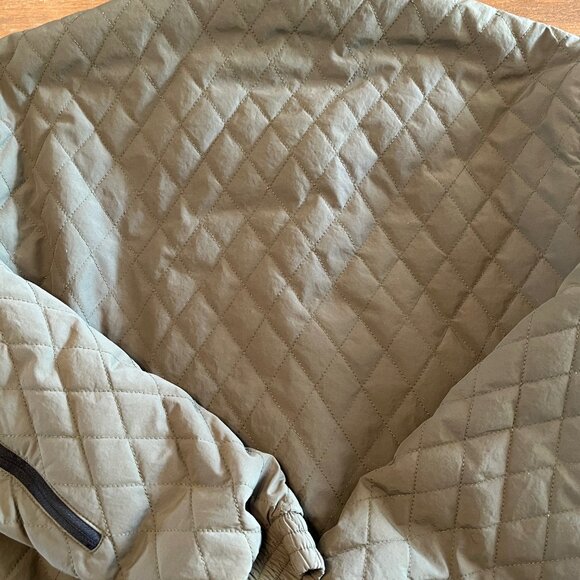 Zanerobe Quilted Light Puffer Jacket Green Outerwear Full Zip Mens Medium - Picture 8 of 9
